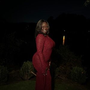 Burgundy lepoard print maxi dress